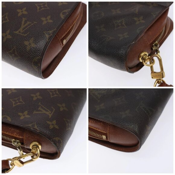 LOUIS VUITTON Monogram Orsay Clutch Bag LV Auth - Picture 15 of 16